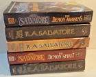 Forgotten Realms Five Book Lot MM Paperbacks by R A Salvatore as Shown
