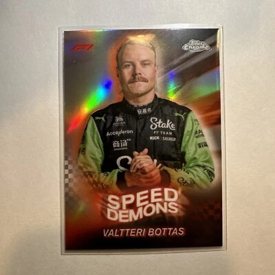 ‘24 Topps Chrome Formula 1 - Speed Demons #SD-13 Valtteri Bottas - Image 1 of 2