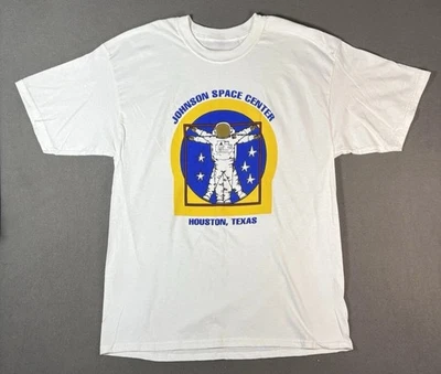 Vintage NASA Johnson Space Center Houston Texas T- Shirt Astronaut S-4XL - Image 1 of 4