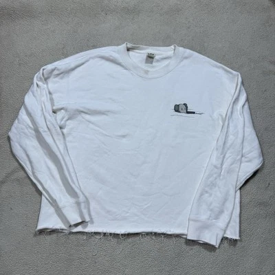 Uniqlo x Kaws UT Sudadera Mujer Extra Grande Phaidon Marfil Gráfico Cuello Redondo Foto 1 de 4