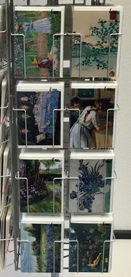 Sortiment Kunstkarten ohne Drehständer 64 Dekore Doppelkarten mit Briefumschlag - Bild 1 von 4