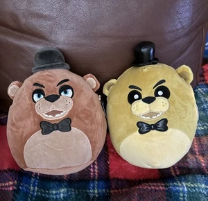 FNAF Freddy & Golden Freddy Squishmallow jazwares - Foto 1 di 2