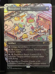 Retrofitter Foundry  FOIL # 18 MTG SLD Secret Lair Countdown Kit 2025 NM - Picture 1 of 1
