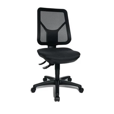 TOPSTAR BÜRODREHSTUHL SITZMÖBEL Topstar Bürodrehstuhl m.Lendenwirbelstütze schwarz 430-510mm o.Armlehnen