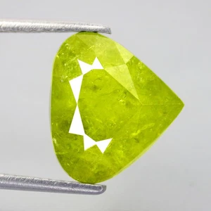 8.90 Ct Dainty Heart Pear (13 x 11 mm) Natural Unheated Grossular Mali Garnet - Picture 1 of 6