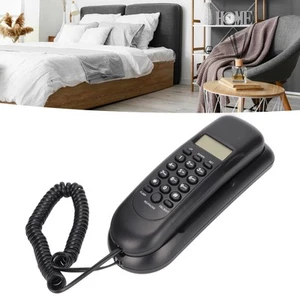 Wall Mounted Landline Phone With Caller Id One Touch Redial Caller Search ND - Zdjęcie 1 z 12