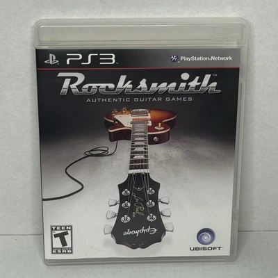 Rocksmith Auténticos Juegos de Guitarra Playstation 3 PS3 Aprende a Tocar Guitarra CIB Foto 1 de 3