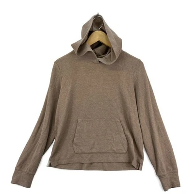 J.Crew Mujer Mediana Marrón Sudadera con Capucha Pullover Manga Larga Informal Atletismo Top Foto 1 de 4