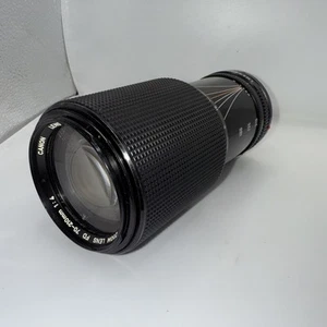 Lente macro zoom Canon FD 70-210 mm F/4 MF con tapas y filtro VER FOTOS*** - Imagen 1 de 6