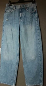 ### "Neuwertig " H&M" Damen Baggy Jeans Gr.40, High Waist ### - Bild 1 von 4
