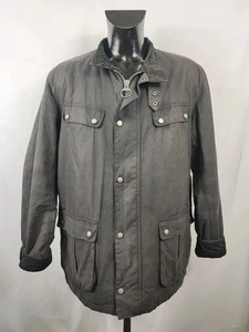 Giacca Barbour International Duke nero XXL - Man black Duke wax Jacket Size XXL - Imagen 1 de 11