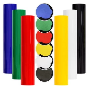 3D Puff Vinyl Heat Transfer: Puff HTV Vinyl for Cricut Bundle 6 Sheets Assort... - Picture 1 of 6