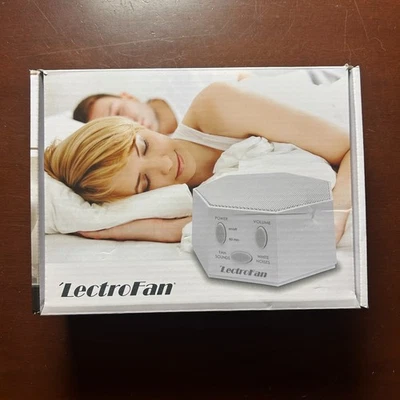 LectroFan Classic White Noise Sleep Sound Machine ASM1007 White New In Box - Image 1 of 4
