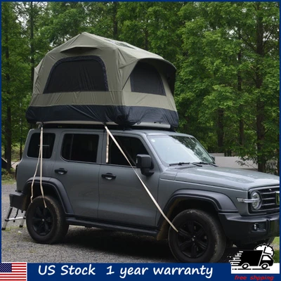Tienda de techo Softshell para 2-3 personas con escalera para camión tienda inflable impermeable Foto 1 de 4