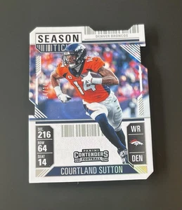 2024 Contenders COURTLAND SUTTON #28 Die Cut Denver Broncos - Picture 1 of 1