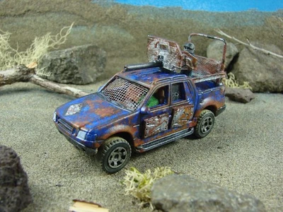 Gaslands Ford Explorer Sport Trac Custom Matchbox Diecast 1/64 Mad Max - Image 1 of 4