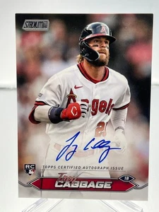 2024 Topps Stadium Club TREY CABBAGE RC AUTO #SCBA-TC - Picture 1 of 2
