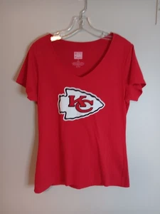 Fanatics Kansas City Chiefs Short Sleeve Tee Shirt Red Sz Medium #15 Mahomes - Picture 1 of 3
