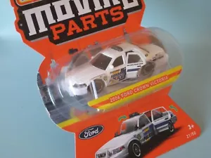 Caja de cerillas Ford Crown Victoria Puerto Policía Abriendo Puertas Juguete Modelo Coche 70mm EE. UU. - Imagen 1 de 2