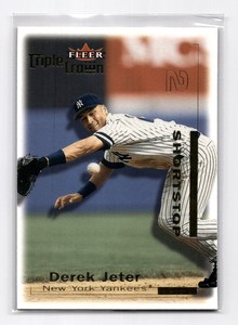 2001 Fleer Triple Crown  #1 Derek Jeter   New York Yankees