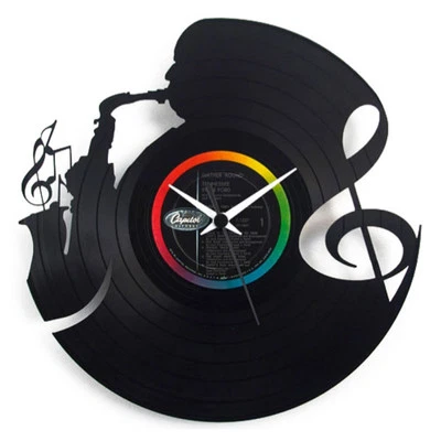 Vinyl Record Clock - Jazz Music - Image 1 of 4