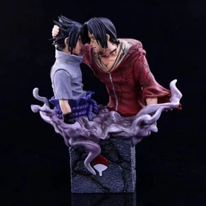 Itachi vs Sasuke Uchiha Model Statue Action Figure Figurine Naruto Akatsuki - Picture 1 of 6