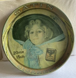 Satin Cigarette Tray. Satin Turkish Blend Cigarettes Tray. Serving Tray Bar Tray - Picture 1 of 2