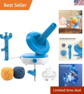 Yarn Winder, Electric Yarn Ball Winder Pro, 10oz Large Automatic Yarn Winder ... - Picture 1 of 10