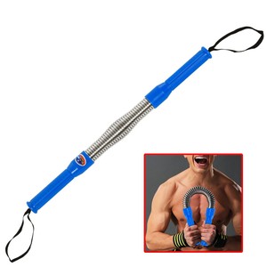 Barre D’entraînement Power Twister à Ressort - 30, 40, 50, 60 Kg - Pour Musculation Et Fitness