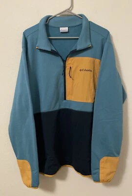 Columbia Men's Hike Half-Zip Pullover SIZE XLARGE OMNI-WICK LONG SLEEVE AO9918 - Image 1 of 4