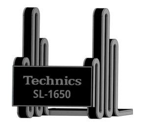 Technics SL-1650 Plattenspieler Schallplattenständer - verbesserter grauer & schwarzer Halter - Bild 1 von 6