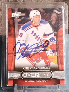2013-14 UD OVERTIME AUTO CHRISTIAN THOMAS