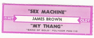 Juke Box Strip JAMES BROWN - SEX MACHINE / MY THANG - Bild 1 von 1