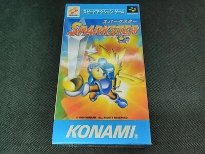Nintendo Super Famicom Sparkster SFC SNES Game Cassette with Box Instructions - Image 1 of 4