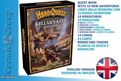 Hasbro 81170 Heroquest Kellar Keep Inglés - Hasbro - 81170 - Km0 Km0 - Imagen 1 de 3