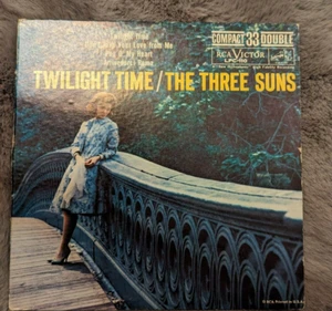 Vintage The Three Suns Twilight Time 7" Vinyl EP 4 Songs - Picture 1 of 4