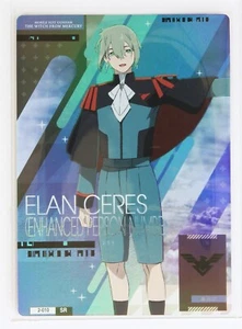 Elan Ceres (2-010SR)- Mobile Suit Gundam: The Witch from Mercury Holo Card - Picture 1 of 3