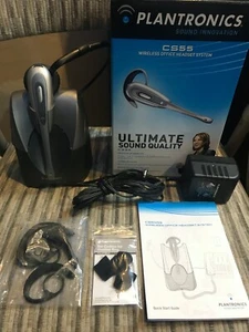 Plantronics CS55 Ear-Hook and Over the Ear Boom Wireless Headset 4 Hook Sizes - Picture 1 of 7