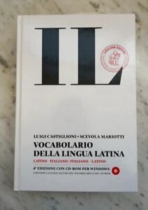 IL Vocabolario della Lingua Latina Quarta Edizione Copertina Rigida Dizionario 
