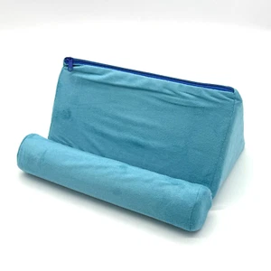 Tablet Sofa Lap Cushion Light Blue Keyboard eReader Laptop Holder Stand - Picture 1 of 7