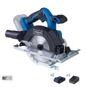 Sierra circular 20v 2 baterias 2.0Ah y cargador ixes Scheppach c-hcs165-x - Picture 1 of 6