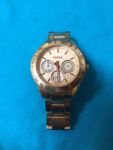 Damen Analog Fossil Rosegold Stella Multifunktionsuhr ES 2859  - Bild 1 von 10