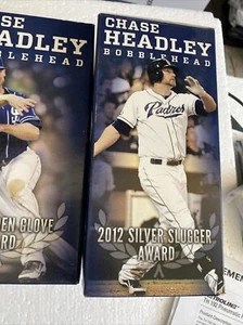 NIB 2013 CHASE HEADLEY SAN DIEGO PADRES BOBBLEHEAD 2012 GOLD GLOVE AWARD - Bild 1 von 2