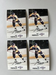 1988-89 ESSO Hockey LUC ROBITAILLE Lot of 4 Cards Los Angeles Kings NHL HOF