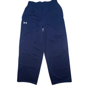 Under Armour Sweatpants Mens Large Dark Blue Knit Athleisure Lounge Sports Pants - Bild 1 von 14