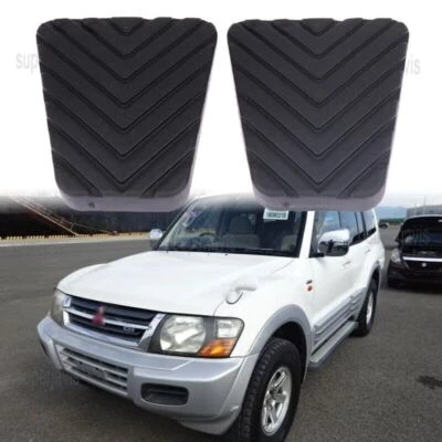 Cubierta de pastillas de pedal de embrague de freno de repuesto de goma para Mitsubishi Montero Pajero Foto 1 de 4