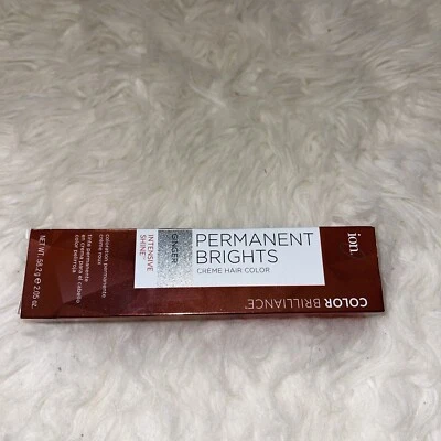 Ion Color Brilliance Permanent Brights cor de cabelo 2,05 oz NOVO gengibre - Imagem 1 de 2