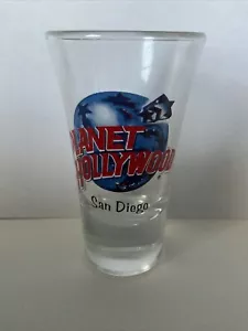 PLANET HOLLYWOOD SAN DIEGO, CALIFORNIA LOGO SHOT GLASS GREAT FOR ANY COLLECTION! - Picture 1 of 1