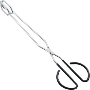 Extra Long Scissor Tongs 16inch Stainless Steel Barbecue Grilling Tongs - Picture 1 of 2