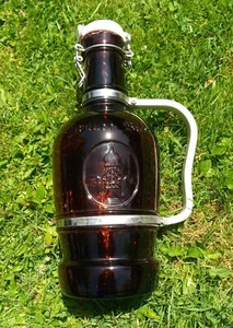 2 Liter Deko Bierflasche Altenmünster Brauer Bier, Alu-Griff u. Bügelverschluss - Bild 1 von 5
